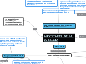 AUXILIARES DE LA JUSTICIA - Mapa Mental