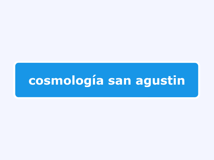 cosmología san agustin