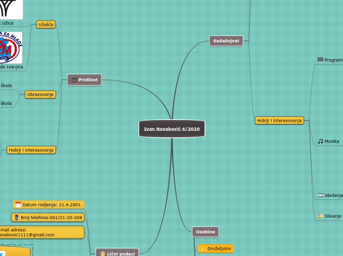 Ivan Novaković 4/2020 - Mind Map