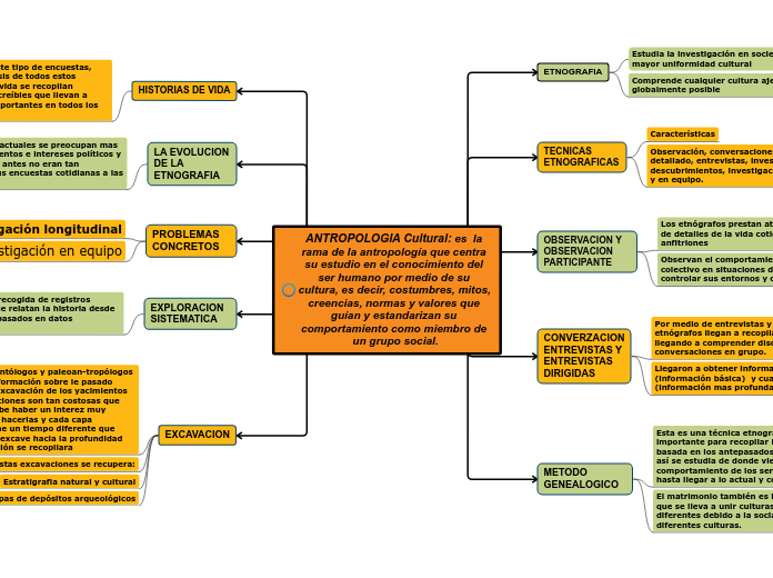 ANTROPOLOGIA Cultural: es  la rama de la antropología que centra su estudio en el conocimiento del ser humano por medio de su cultura, es decir, costumbres, mitos, creencias, normas y valores que guían y estandarizan su comportamiento como miembro de un grupo social.