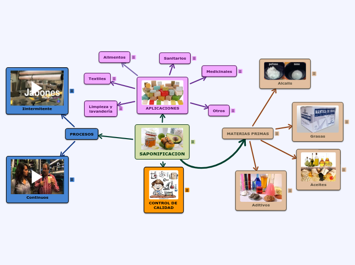 SAPONIFICACION - Mapa Mental