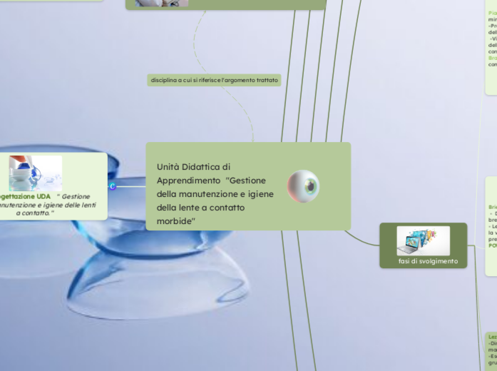 LAVORO FINALE - PRODOTTO TIC MULTIMEDIALE -U.D.A.Gestione della manutenzione e igiene della lente a contatto morbide&quot;
