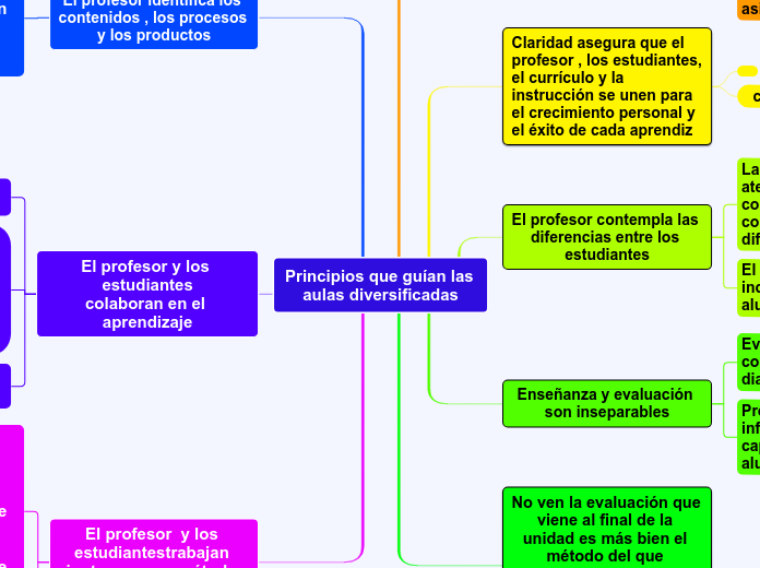 Principios que guían las aulas diversificadas