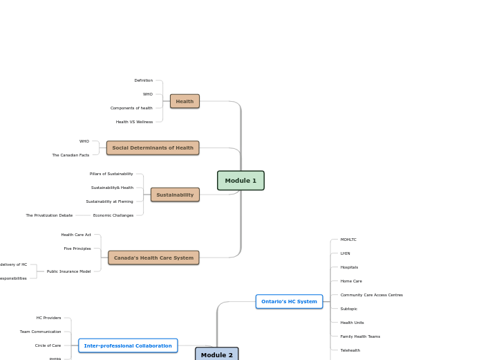 Module 1 - Mind Map