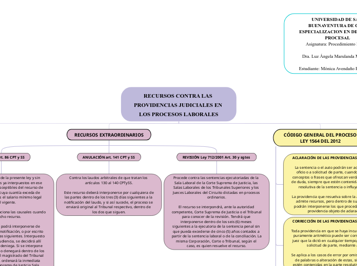 RECURSOS CONTRA LAS PROVIDENCIAS JUDICIALES EN LOS PROCESOS LABORALES