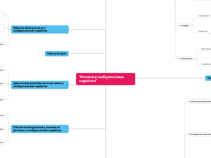 “Procesos y configuraciones cognitivas”