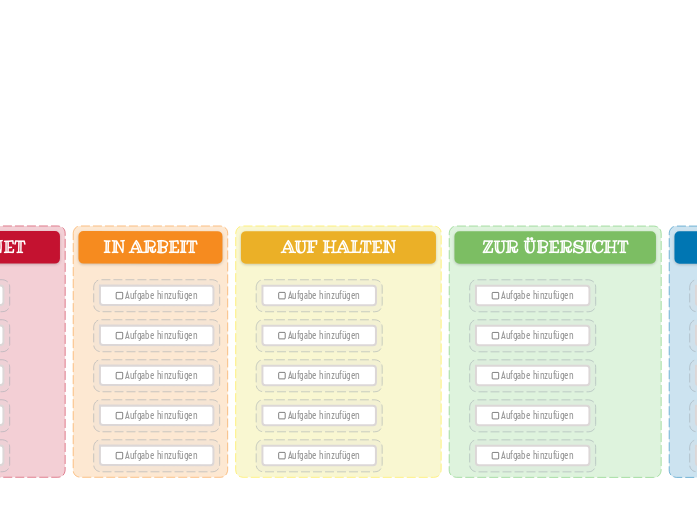 Kanban-Tafel (leicht)