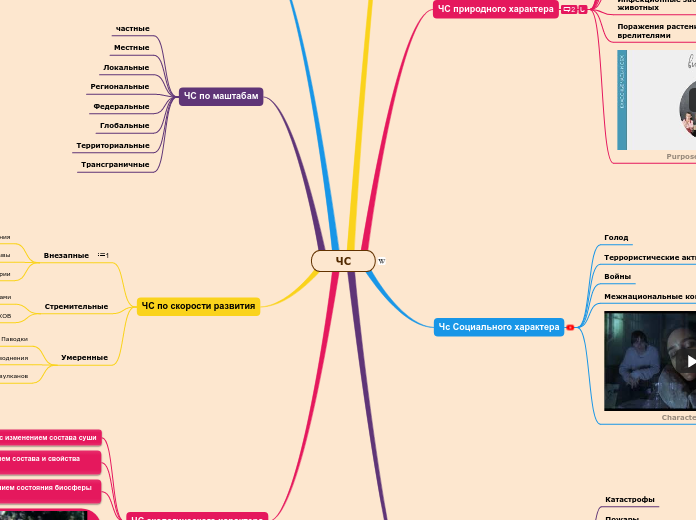 ЧС - Мыслительная карта