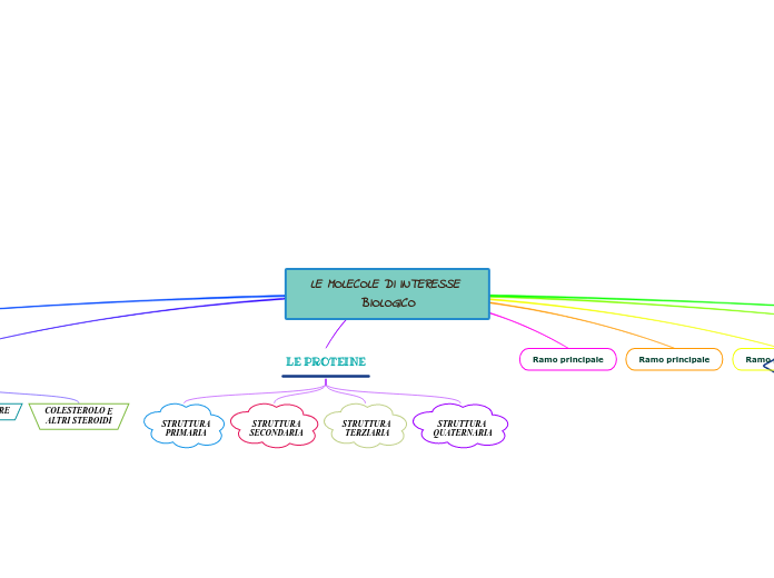 LE MOLECOLE DI INTERESSE BIOLOGICO - Mappa Mentale