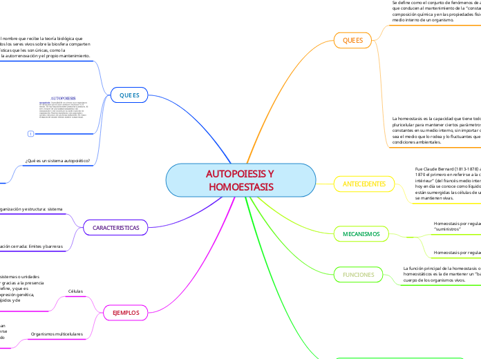 AUTOPOIESIS Y HOMOESTASIS