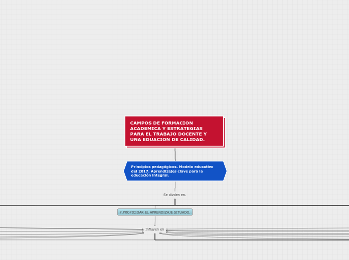 CAMPOS DE FORMACION ACADEMICA Y ESTRATE...- Mapa Mental