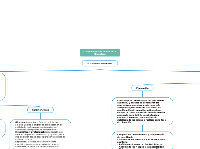 Componentes de la auditoria financiera