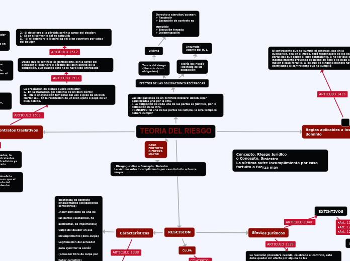TEORIA DEL RIESGO - Mapa Mental