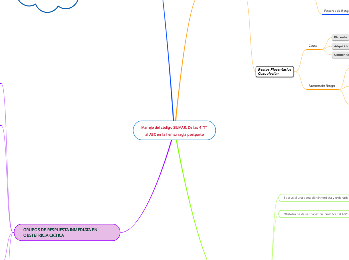 Manejo del código SUMAR: De las 4 “T”al ABC en la hemorragia postparto