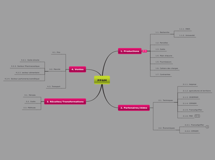 PPAM - Carte Mentale