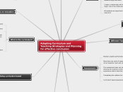 Adapting Curriculum and Teaching Strategies and Planning for effective conclusion