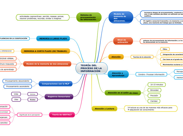 TEORÍA DEL PROCESO DE LA INFORMACIÓN