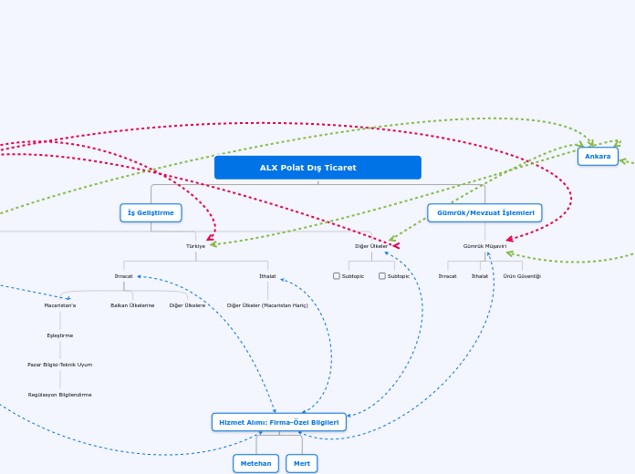              ALX Polat Dış Ticaret        ...- Mind Map