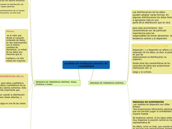 medidas de tendencia central y de     variabilidad