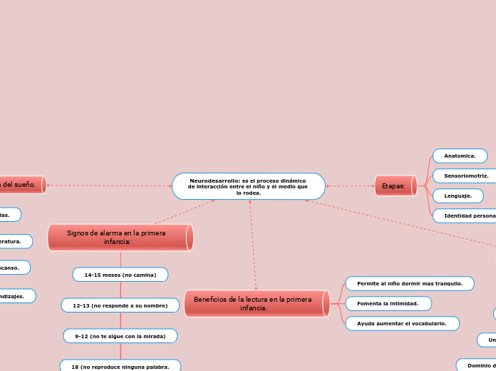 Neurodesarrollo: es el proceso dinámico de interacción entre el niño y el medio que lo rodea.