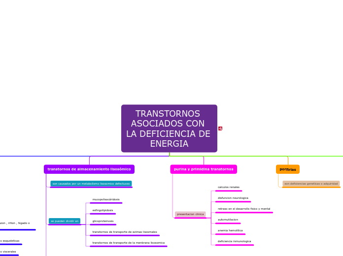 TRANSTORNOS ASOCIADOS CON LA DEFICIENCI...- Mapa Mental