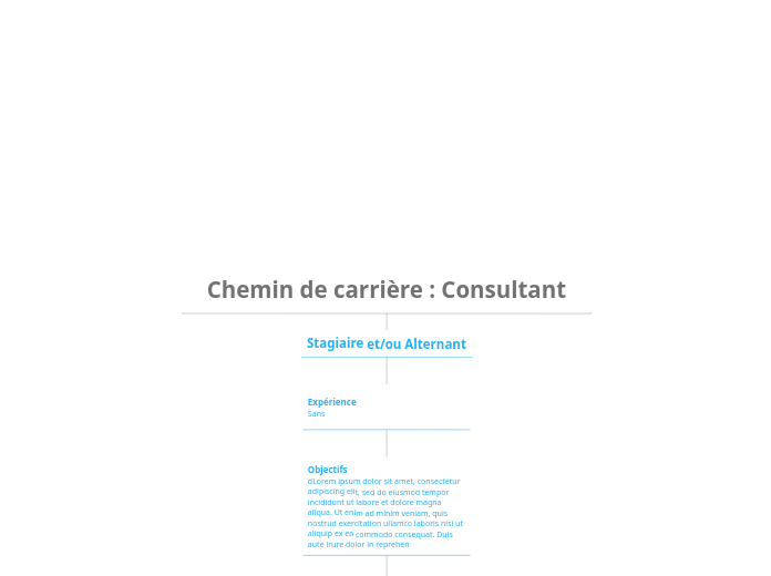 Chemin de carrière : Consultant