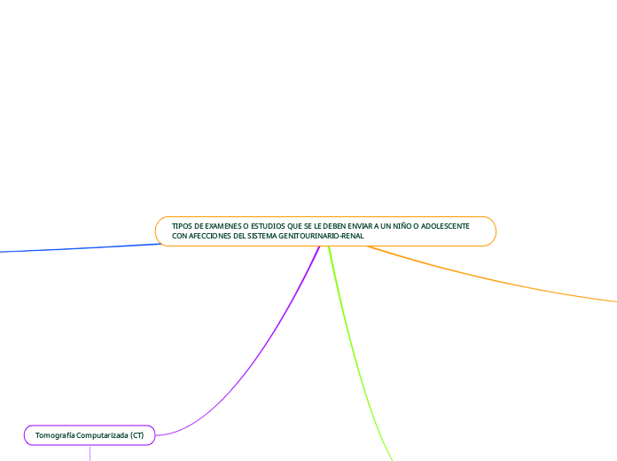 TIPOS DE EXAMENES O ESTUDIOS QUE SE LE DEBEN ENVIAR A UN NIÑO O ADOLESCENTE CON AFECCIONES DEL SISTEMA GENITOURINARIO-RENAL