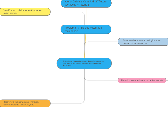 Entender o comportamentos do recém-nasc...- Mapa Mental