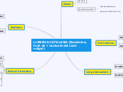 LLENGUA CATALANA (Romànica, fruit de l´...- Mapa Mental