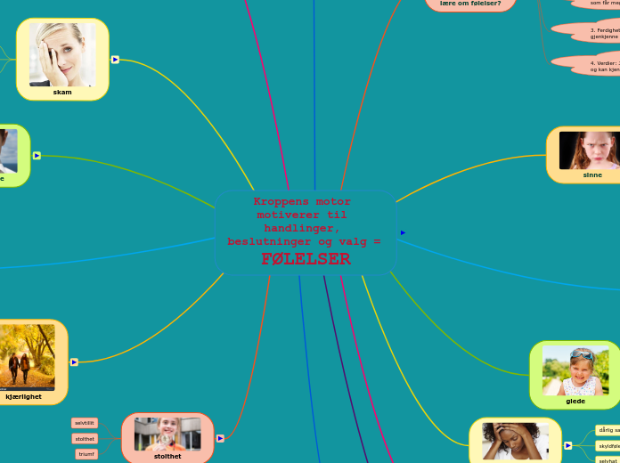 Kroppens motor motiverer til handlinger, beslutninger og valg = FØLELSER