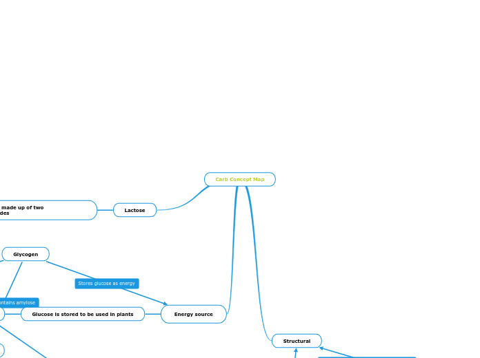 Carb Concept Map - Mind Map