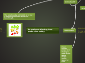 Animal care affecting food production safe...- Mind Map