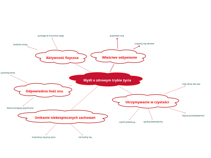 Myśli o zdrowym trybie życia