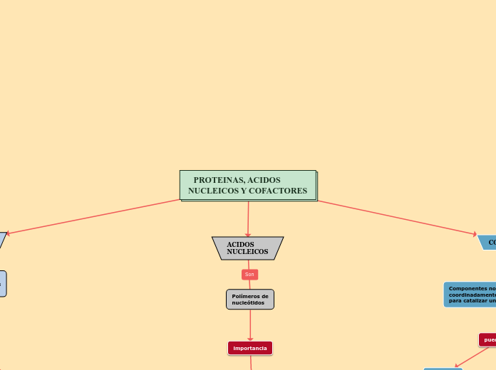 PROTEINAS, ACIDOS          NUCLEICOS Y COFACTORES