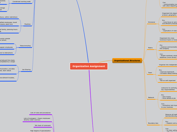 Organization Assignment