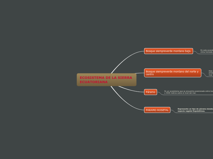 ECOSISTEMA DE LA SIERRA ECUATORIANA