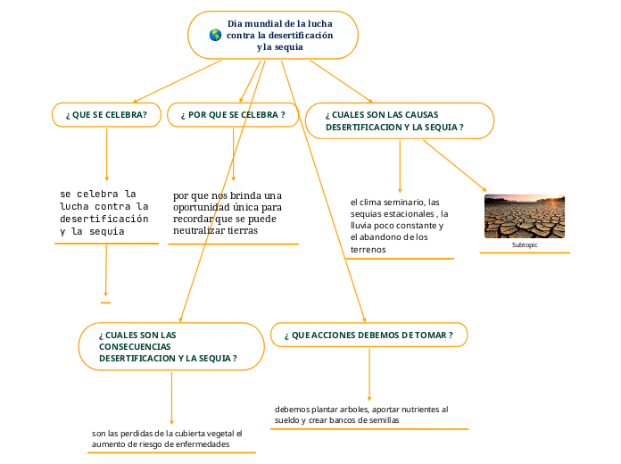 Dia mundial de la lucha contra la desertificación y la sequia 