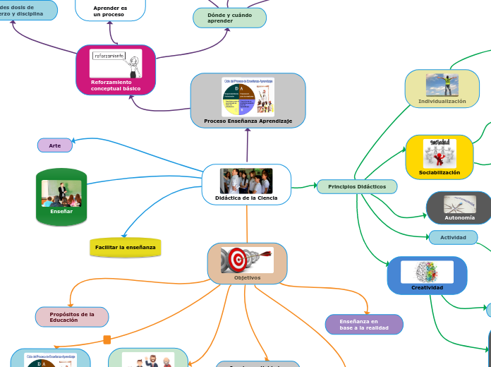 Didáctica de la Ciencia - Mapa Mental