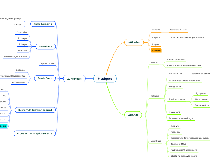 Pratiques - Carte Mentale