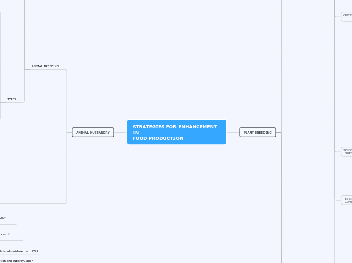 STRATEGIES FOR ENHANCEMENT IN 
FOOD PRODUC...- Mind Map